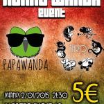 Cartel la cocina rock bar papawanda the horny reptile orchestral
