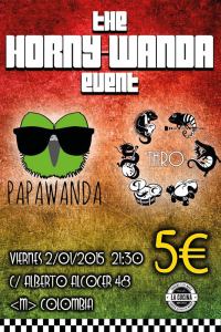 Cartel la cocina rock bar papawanda the horny reptile orchestral