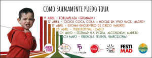 Papawanda | Como buenamente puedo tour | Baner Cartel