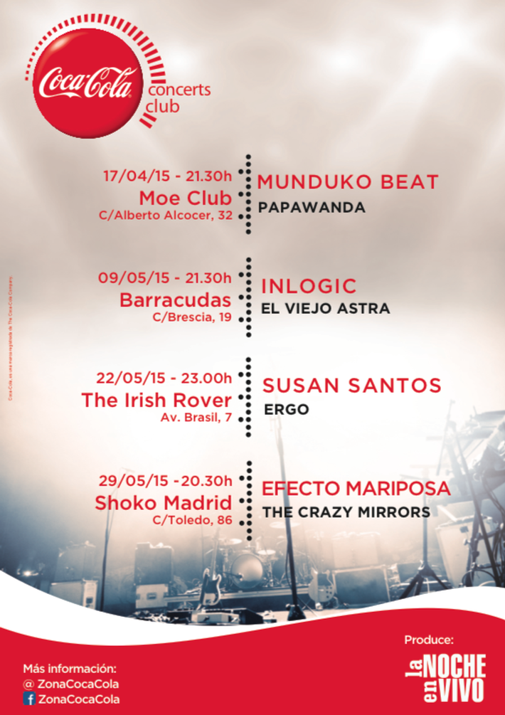 Coca-Cola Concerts Club 2015