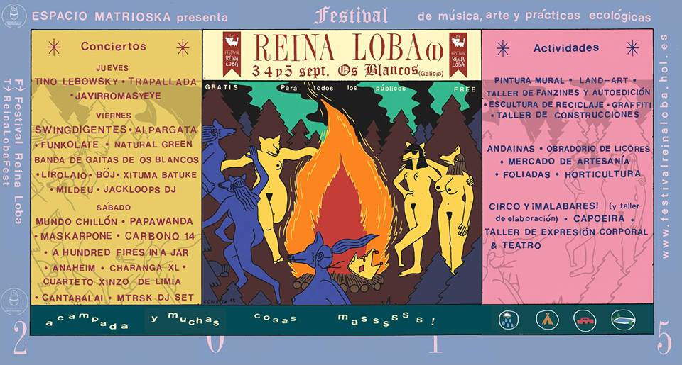 Cartel festival reina loba Papawanda